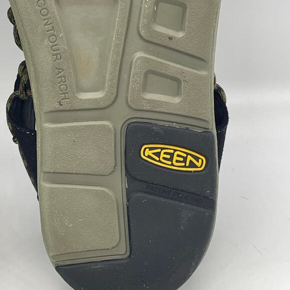KEEN Uneek Men\'s Open-Air Corded Sandals Green & Black Size 11 main image 8